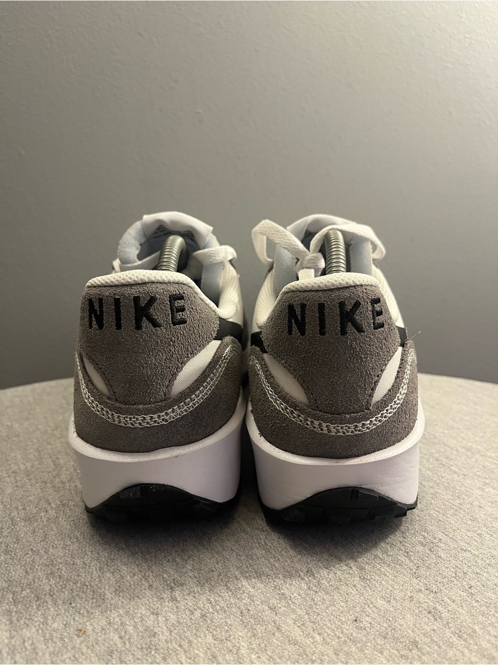 Nike Waffle Nav Phantom Black Flat Pewter White Men's Shoe Size 10 FJ4195-003 - Picture 5 of 12